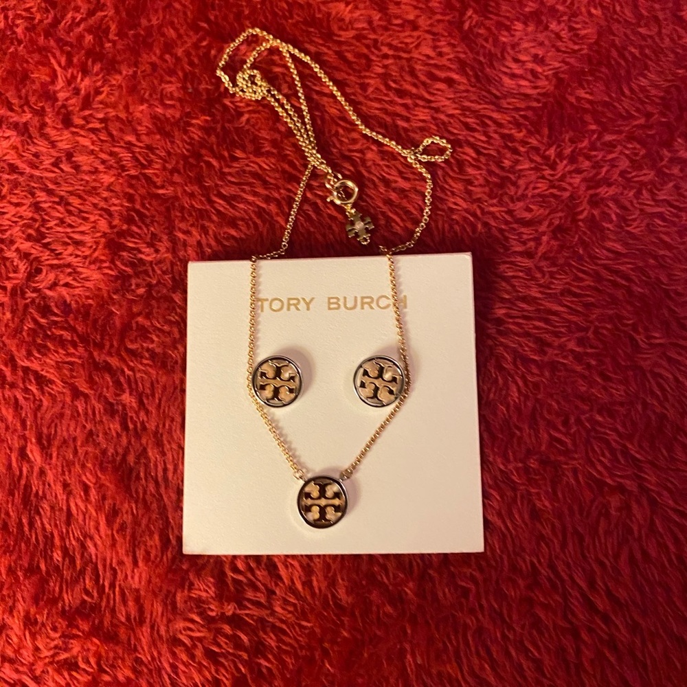 Tory Burch Earring Necklace set
